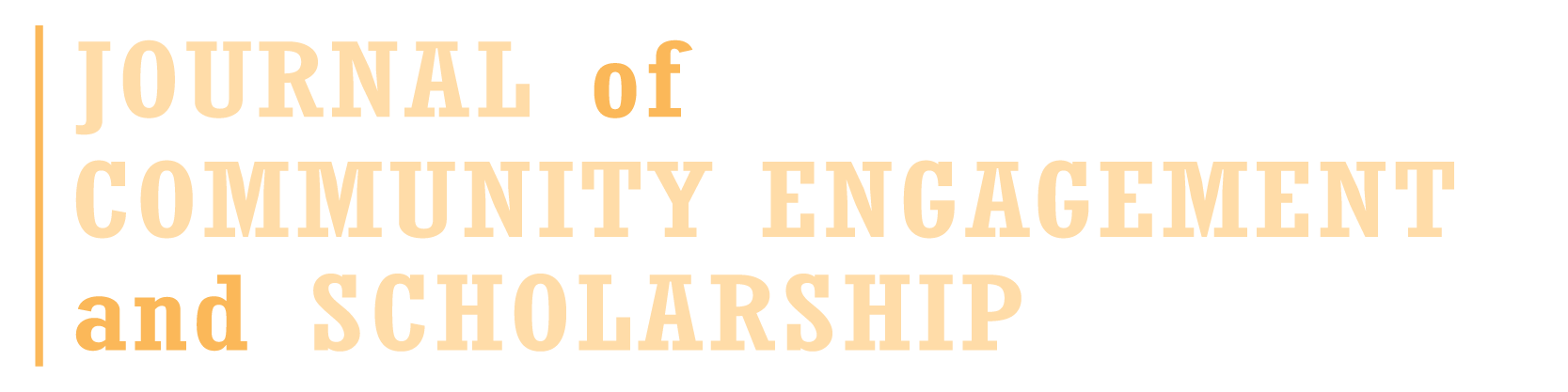 Journal of Community Engagement and Scholarship logo